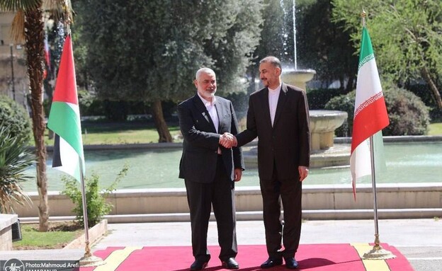 אסמאעיל הניה נפגש עם שר החוץ האיראני