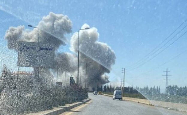 תקיפות באזור סרעין שבעומק לבנון, סמוך לגבול סוריה-