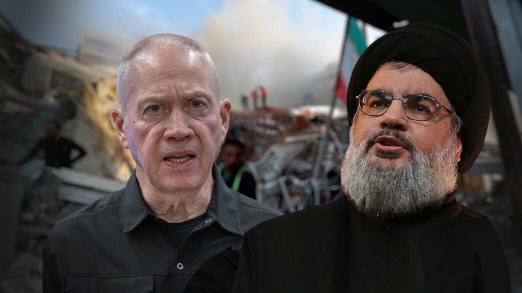 חסן נסראללה, יואב גלנט