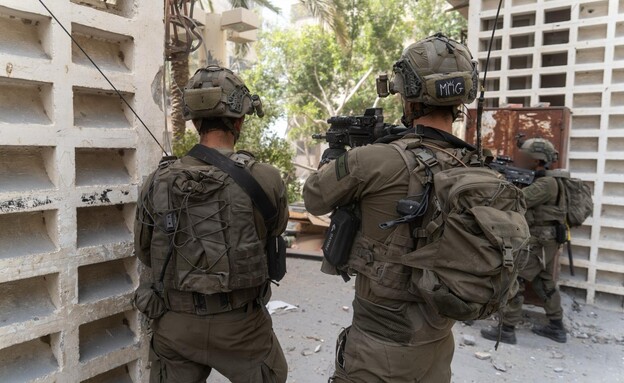 חטיבת גבעתי בשכונת ׳אל אמל׳ בח'אן יונס (צילום: דובר צה"ל)