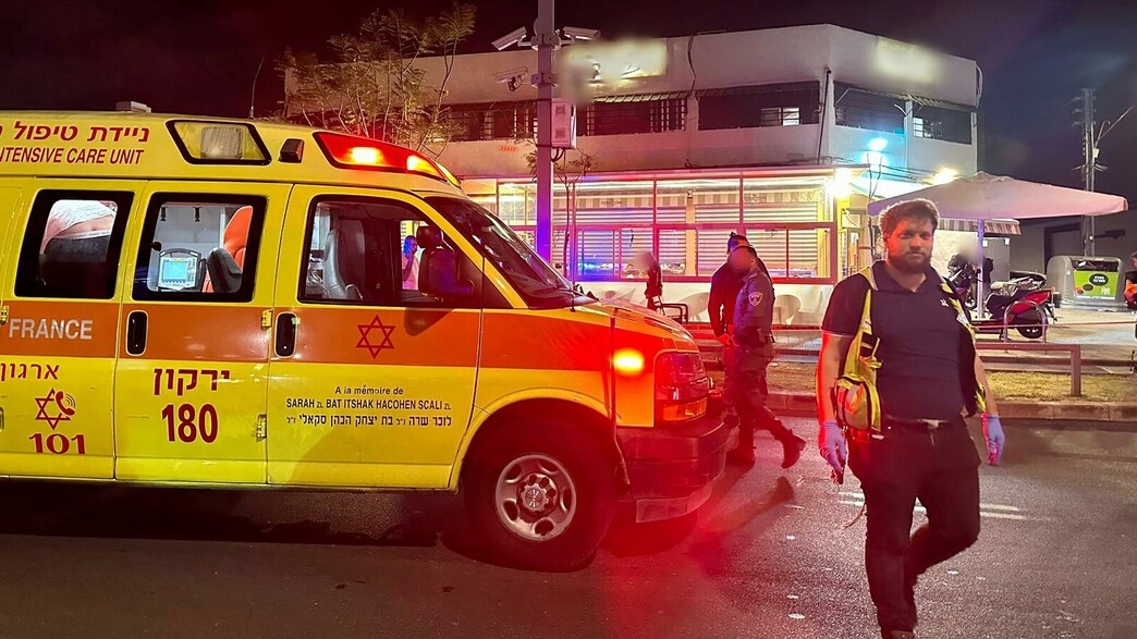 זירת הירי ברחוב שלבים בתל אביב