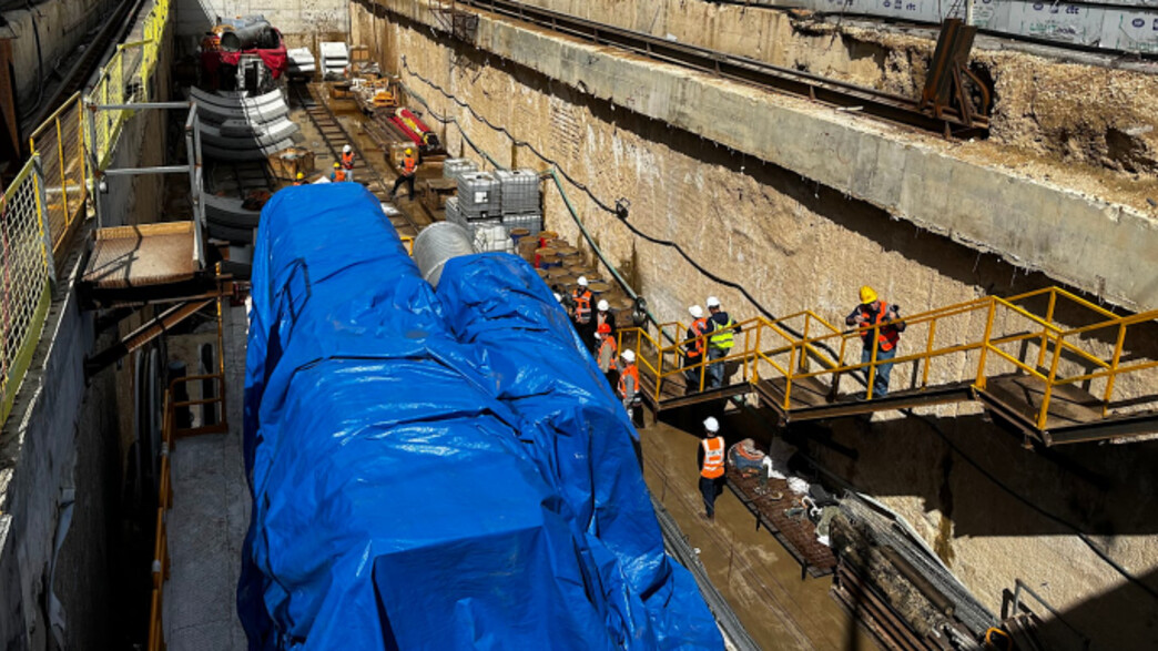 עבודות על הקו הירוק של הרכבת הקלה עבודות על הקו הירוק של הרכבת הקלה