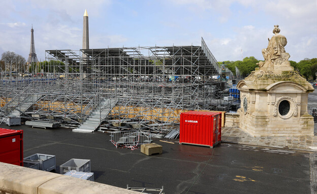 בנייה פריז אולימפיאדה 2024 צרפת (צילום: Chesnot, getty images)