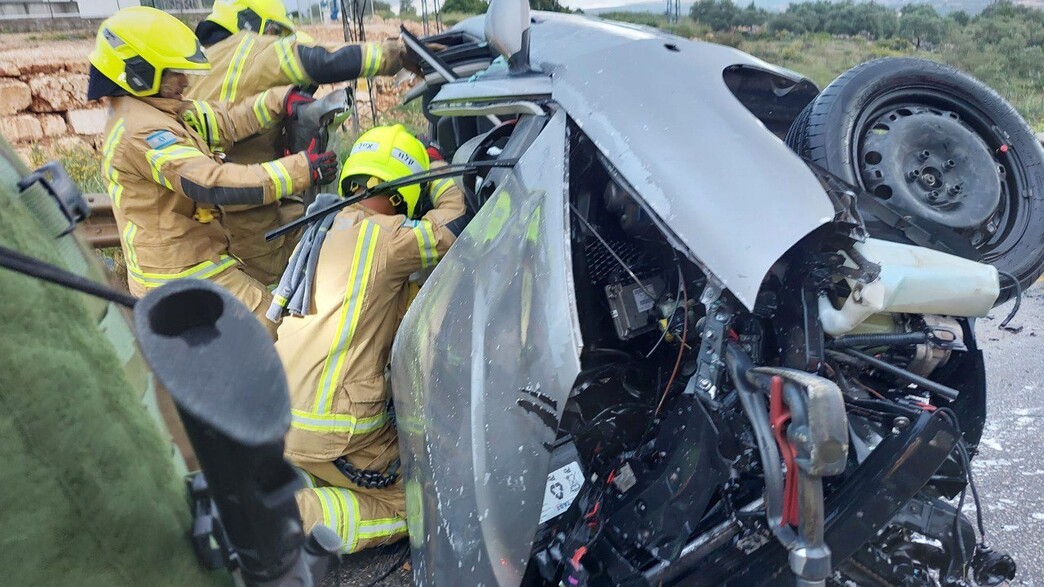 תיעוד תאונה קטלנית בשומרון