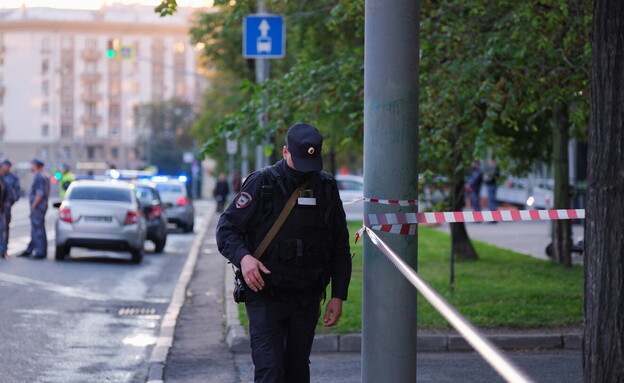 שוטר במוסקווה (צילום: רויטרס)