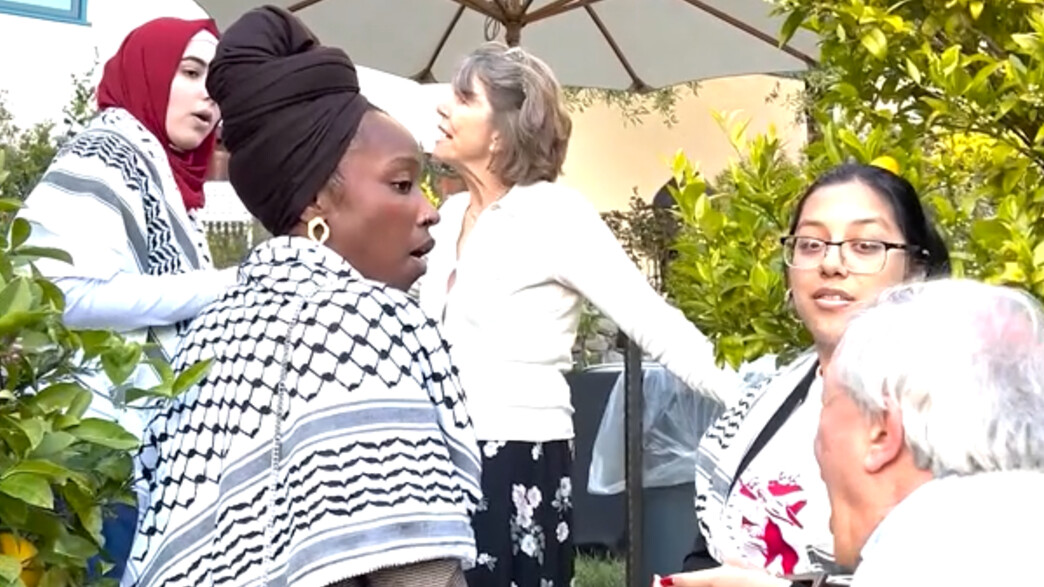 דיקן יהודי מאוניברסיטת ברקלי, התעמת עם פעילה פרו-פלסטינית