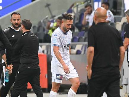 וכרטיס אדום לרז שטיין (צילום: ברני ארדוב)