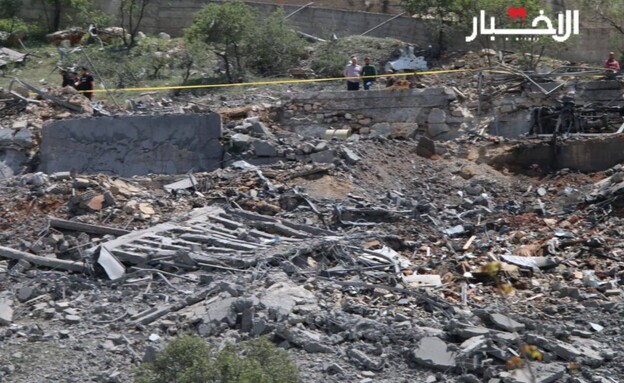 תוצאות התקיפה באזור בעלבכ, עומק לבנון