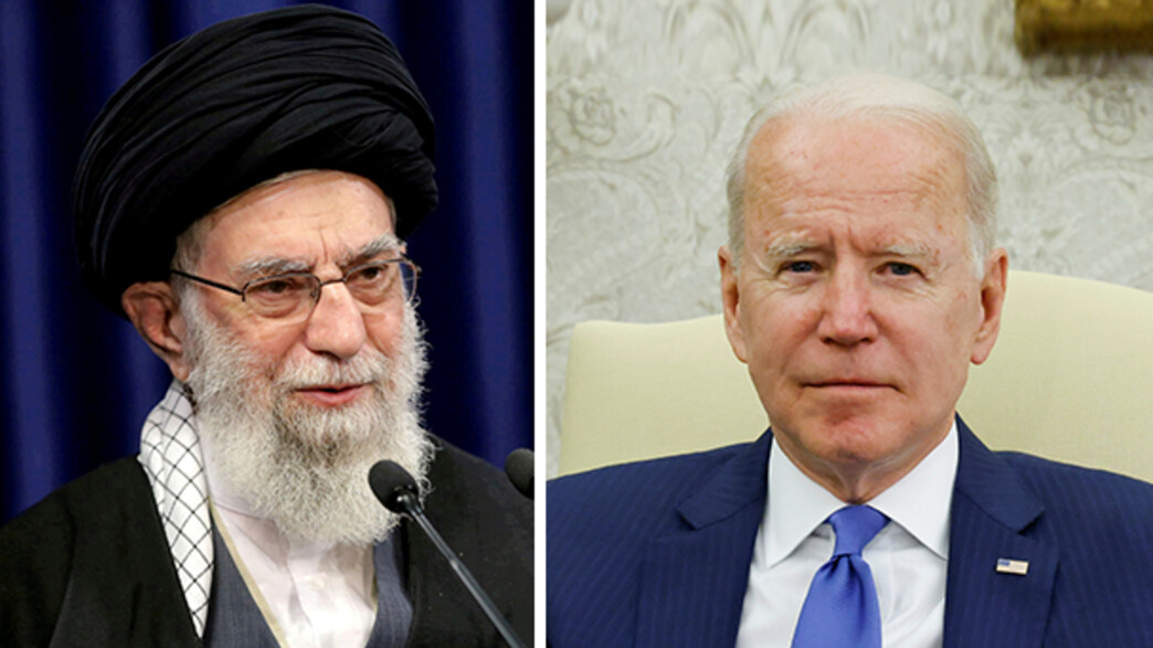 נשיא ארה"ב ביידן והמנהיג העליון של אירן חמינאי נשיא ארה"ב ביידן והמנהיג העליון של אירן חמינאי