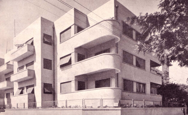 בית נפרסטק ב-1935  (צילום: ארכיון עיריית תל-אביב)