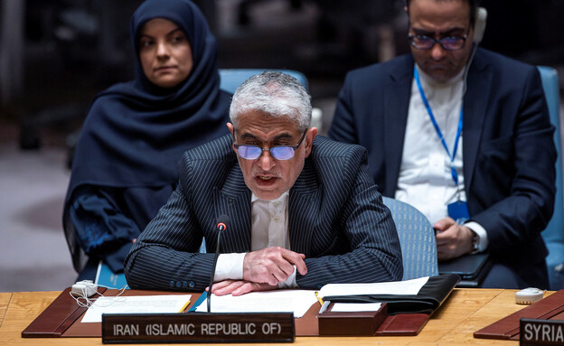 שגריר איראן באו"ם (צילום: Eduardo Munoz, reuters)