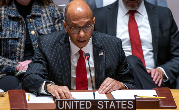 רוברט ווד, סגן שגרירת ארה"ב באו"ם (צילום: Eduardo Munoz, reuters)