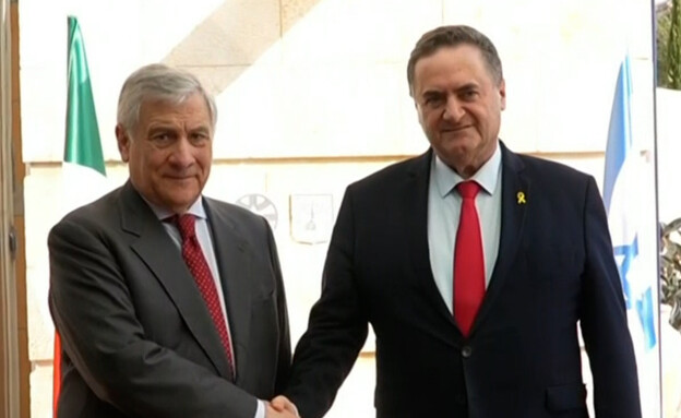 שר החוץ ישראל כץ נפגש עם שר החוץ האיטלקי 