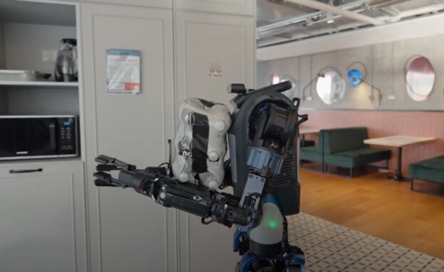 הרובוט מנטי של אמנון שעשוע (צילום: יטויוב menteebot by Mentee Robotics)