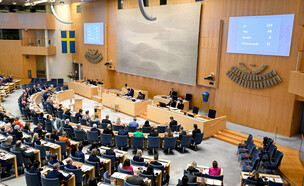 234 בעד, 94 נגד: שוודיה אישרה שינוי מגדר בחוק מגיל 16 (צילום: JESSICA GOW/TT/TT NEWS AGENCY/AFP, GettyImages)