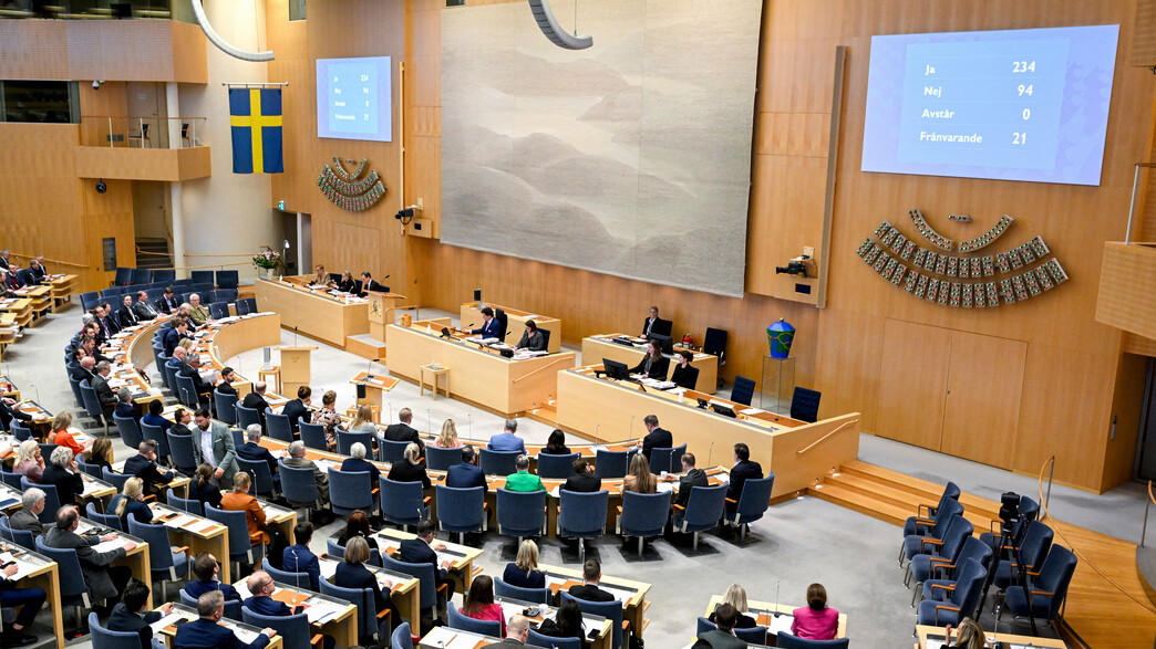 234 בעד, 94 נגד: שוודיה אישרה שינוי מגדר בחוק מגיל 16 (צילום: JESSICA GOW/TT/TT NEWS AGENCY/AFP, GettyImages)