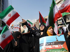 מצעדי תמיכה באיראן (צילום: רויטרס)