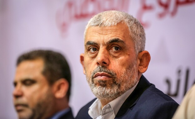 יחיא סינוואר, מנהיג חמאס ברצועת עזה (צילום: Ali Jadallah/Anadolu Agency/Getty Images)