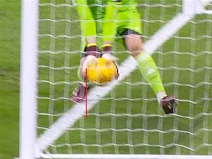 האם הכדור עבר את הקו?