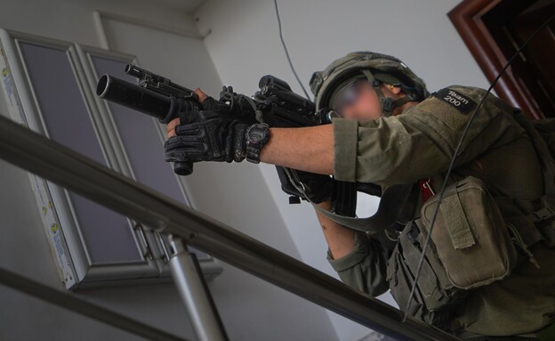 פעילות צוות הקרב של חטיבת הנח"ל במסדרון מרכז הרצוע (צילום: דובר צה"ל)