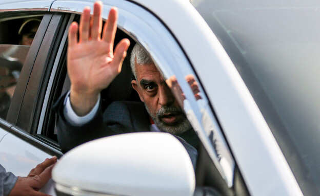 מנהיג חמאס בעזה יחיא סינוואר (צילום: Yousef Masoud/SOPA Images/LightRocket via Getty Images)