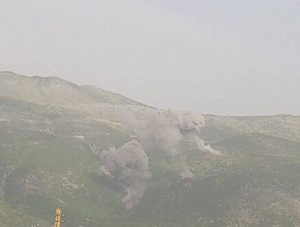 דיווח על תקיפות באזור חלתא ובכפר שובא בדרום לבנון