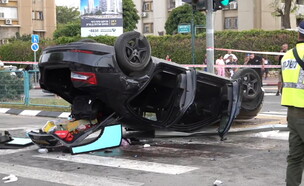 רכבו ההפוך של השר בן גביר (צילום: חדשות 12)