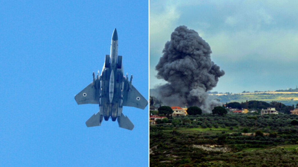 תקיפות צה"ל בשטח לבנון (צילום: JALAA MAREY/KAWNAT HAJU/AFP via Getty Images)