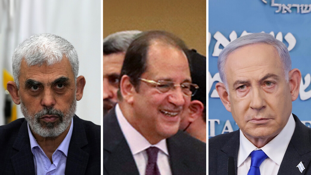 בנימין נתניהו, עבאס קאמל ויחיא סינוואר