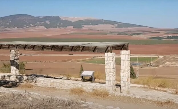התצפית של קק"ל תל יזרעאל (צילום: youtube)