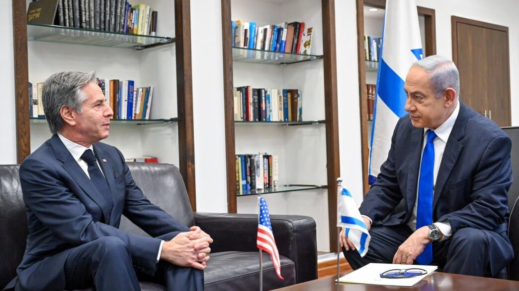 פגישת ראש הממשלה נתניהו ומזכיר המדינה בלינקן