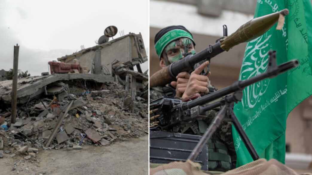 ההרס שהביא חמאס על רצועת עזה, מחבלי הזרוע הצבאית (צילום: Ahmad Hasaballah | Yousef Masoud/SOPA Images/LightRocket via Getty Images)
