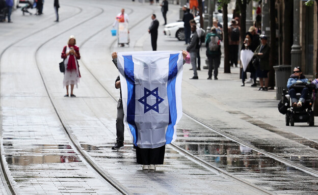 צפירת יום הזיכרון לשואה ולגבורה (צילום: reuters)