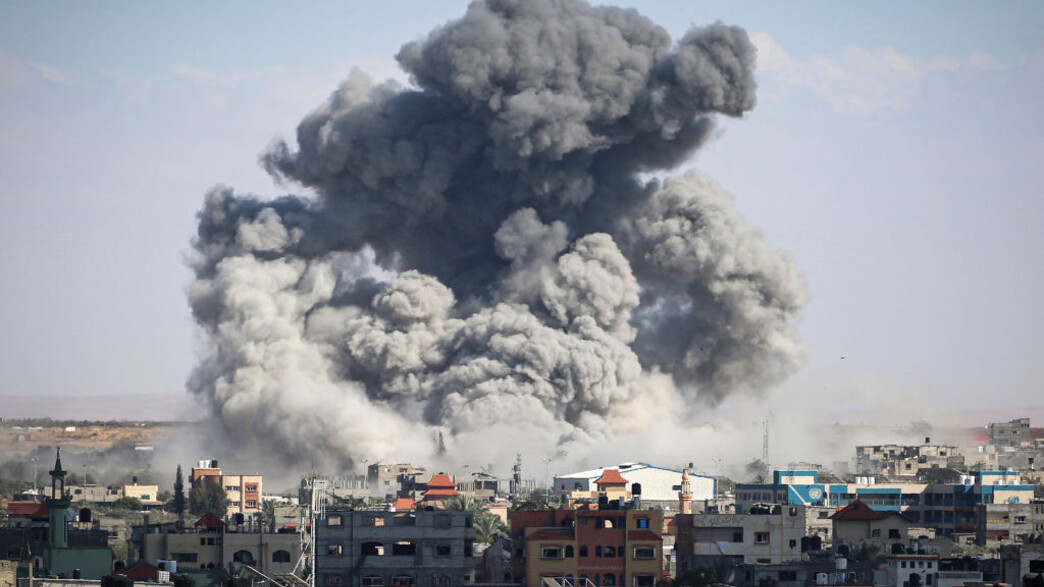 תקיפת צהל ברפיח (צילום: AFP via Getty Images)