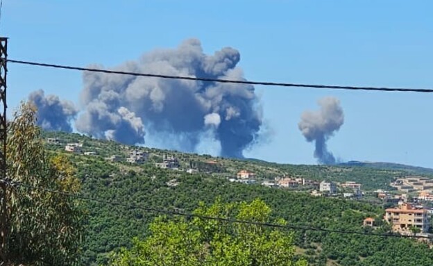 תקיפות צה"ל בלבנון (צילום: שימוש לפי סעיף 27א' לחוק זכויות יוצרים)