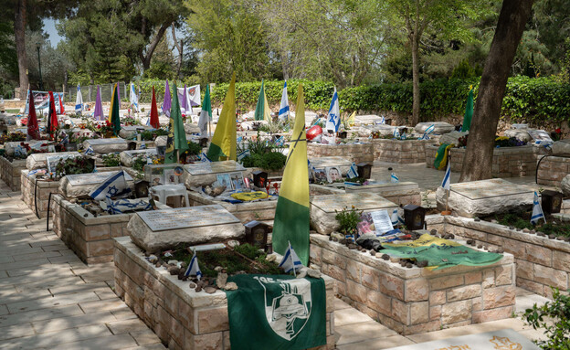 בית קברות צבאי (צילום:  אגף דוברות וקשרי ציבור, משרד הביטחון)