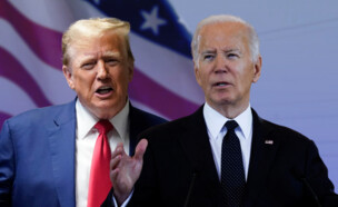 ג'ו ביידן, דונלד טראמפ (צילום: AP, רויטרס)