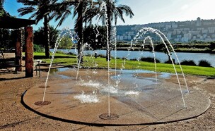 פארק הקישון, חיפה,  (צילום: דוברות עיריית חיפה  )