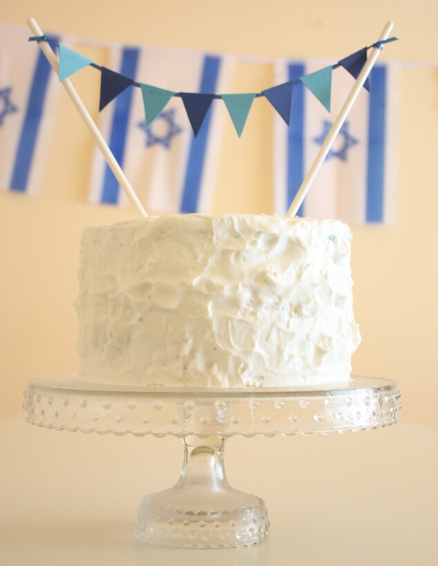 עוגת יום העצמאות - סגורה (צילום: פז אלסטר, Cake It Easy)