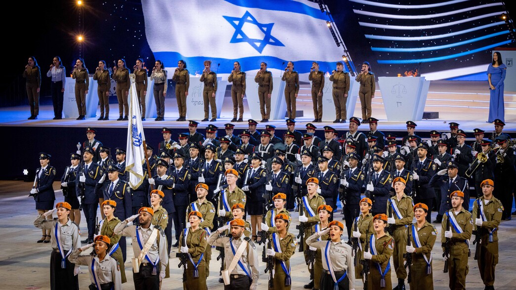 טקס הדלקת משואות (צילום: יונתן זינדל, פלאש 90)