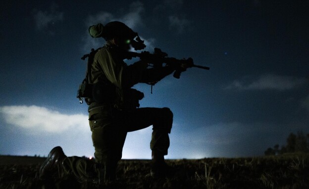 צוות הקרב של חטיבה 460 במרחב ג'באליא (צילום: דובר צה