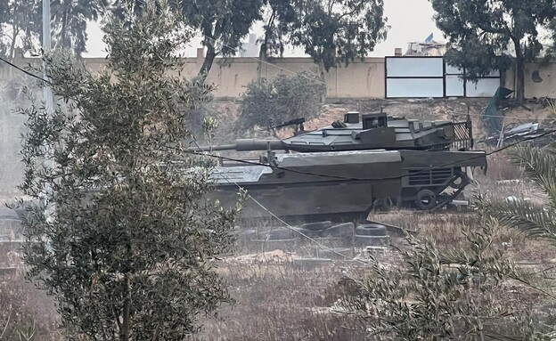 דגם דמוי טנק שאיתרו כוחות צוות הקרב של חטיבת גבעתי