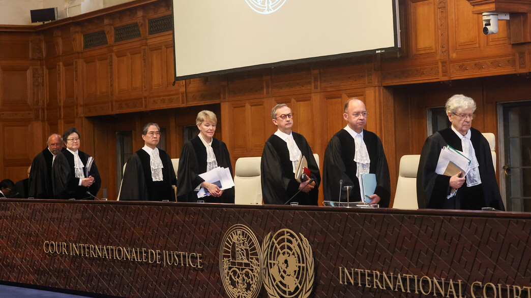 שופטי בית הדין בהאג בתביעה כנגד ישראל