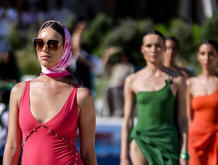 תצוגת בגדי ים בערב הסעודית  (צילום: instagram)
