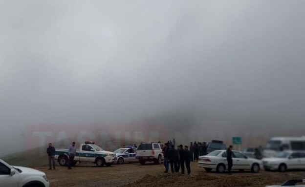 Οι δυνάμεις διάσωσης που έφτασαν στο σημείο του δυστυχήματος όπου βρισκόταν ο Ραΐσι