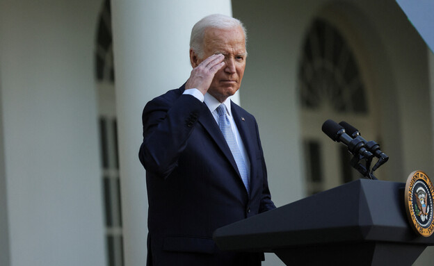 הנשיא ביידן נואם בטקס לציון חודש המורשת היהודית (צילום: Leah Millis, Reuters)