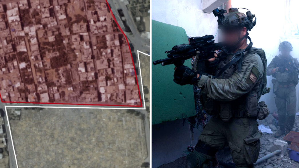 צוות הקרב של חטיבת גבעתי ממשיך את התמרון במזרח רפי