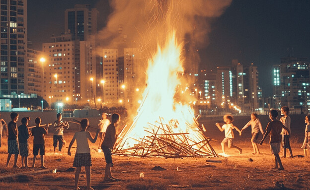 ילדים חוגגים את ל