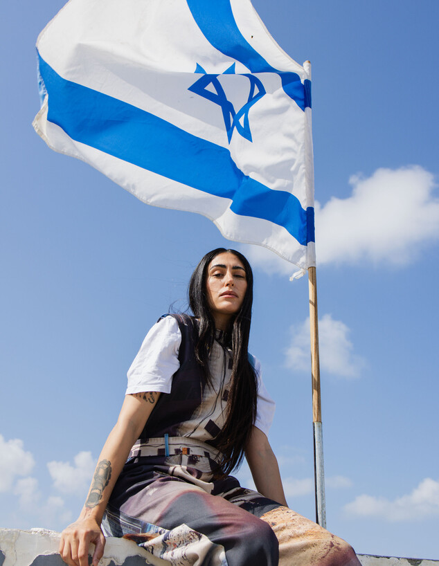 לישי סלמאן, מתוך צילומי הקליפ לשיר Israeli Girls (צילום: קורל טובי)
