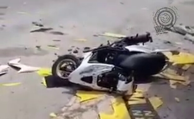 אופנוע שהותקף בדרום לבנון